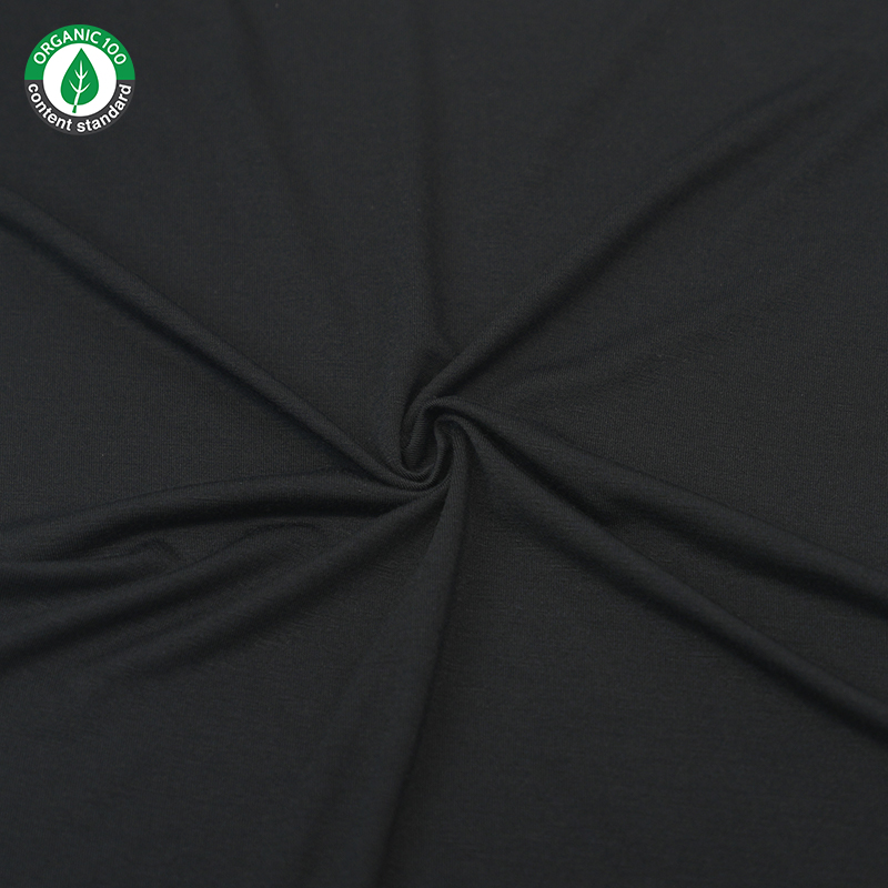 Țesătură organică de lenjerie de bambus/spandex tricou