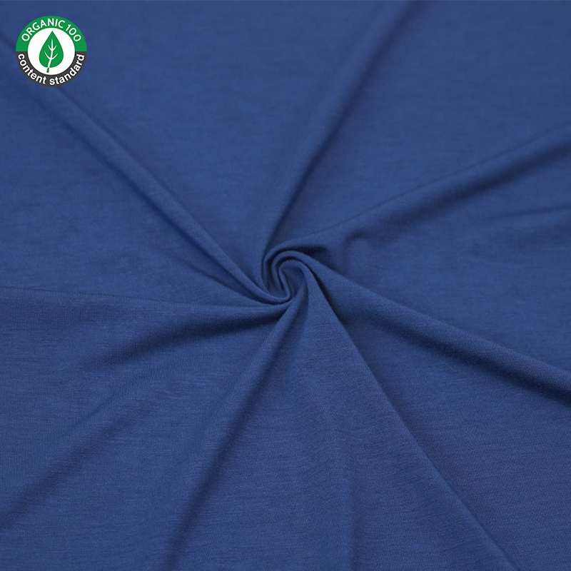 Țesătură de tricou organic de bambus de tricotat