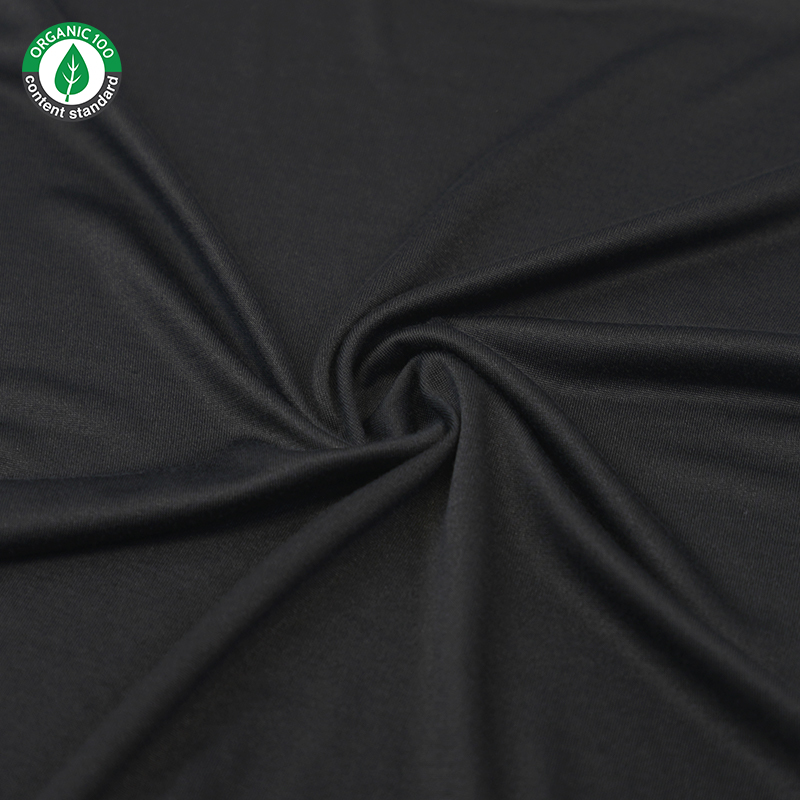 Țesătură organică din bambus/poliester din tricou